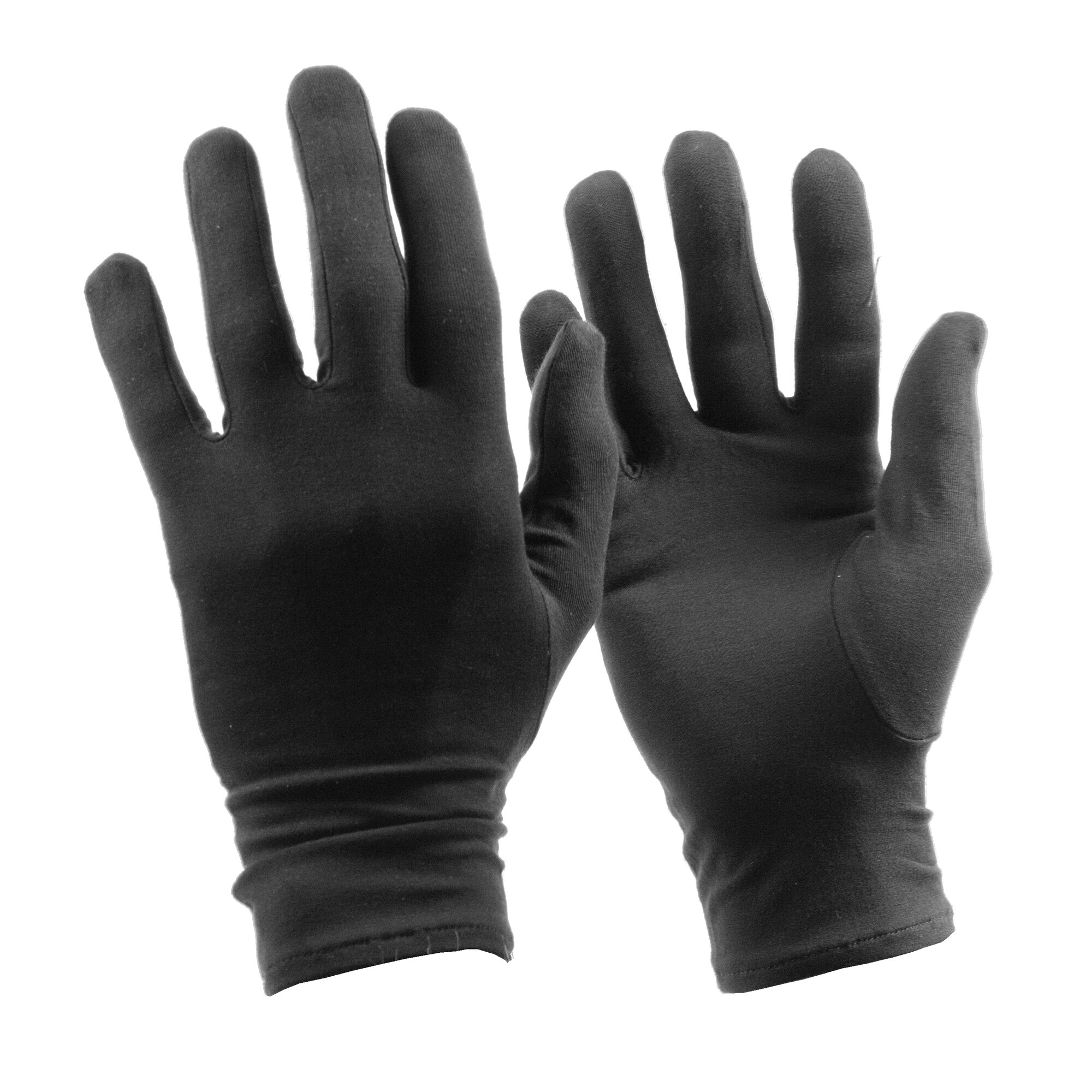 Bamboe Premium handschoenen kinderen kleur Zwart