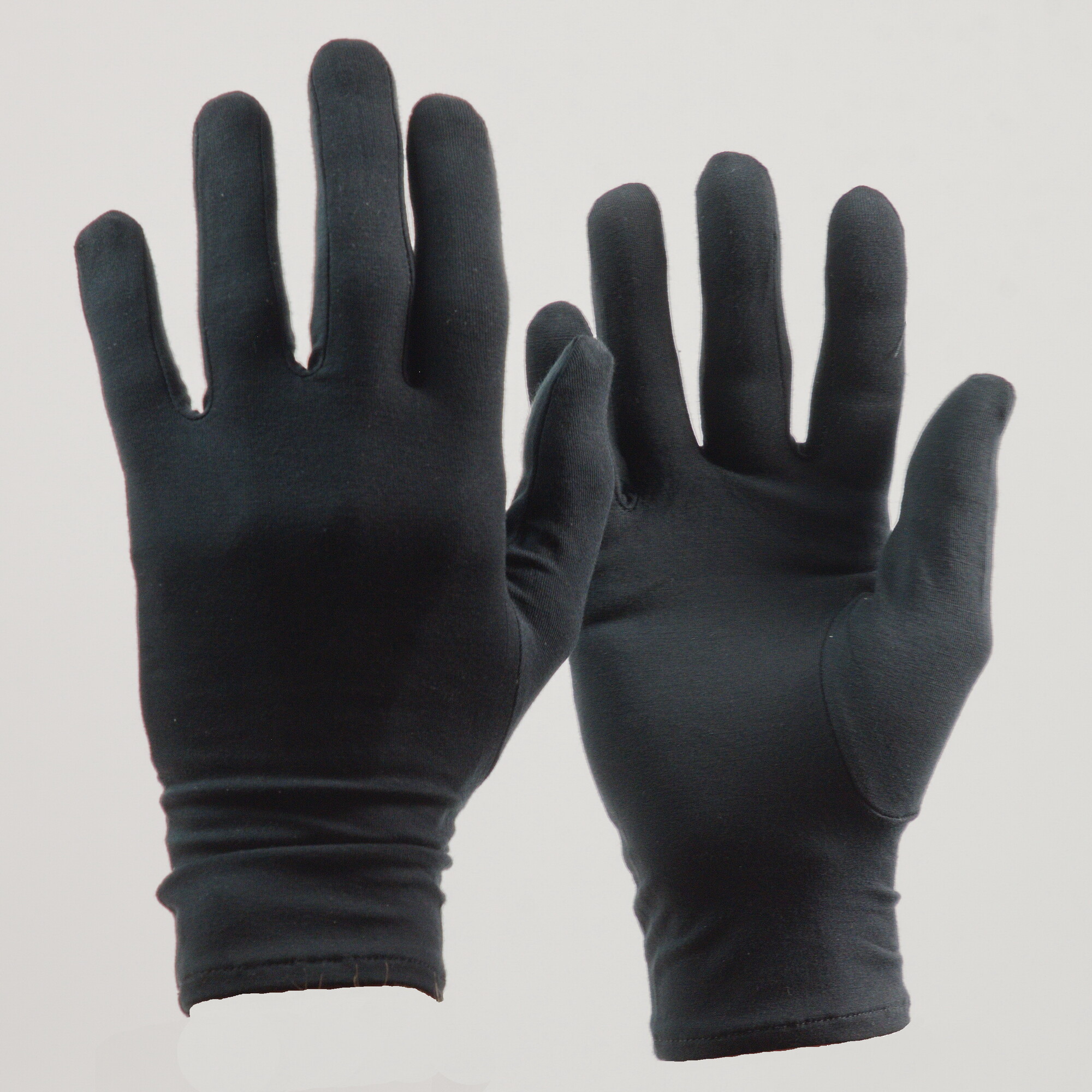Bamboe Premium handschoenen kleur zwart