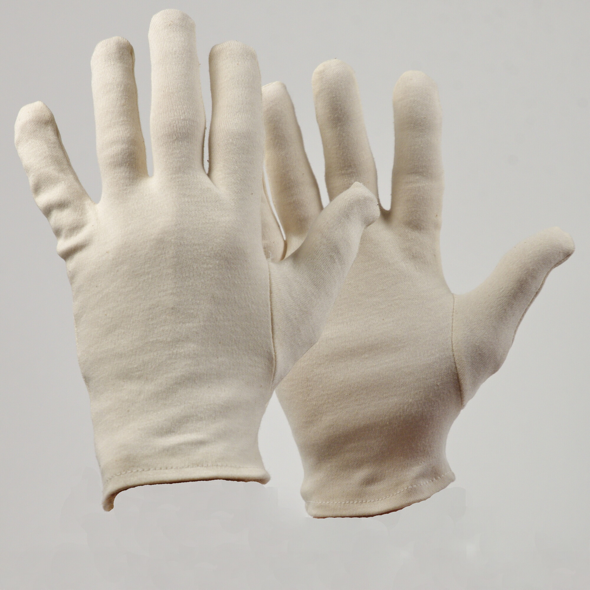 Katoenen gebreide handschoenen
