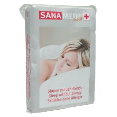 Gold kussenhoes anti-allergie > Sanamedi Gold kussenhoes 60x70 cm anti-allergie (standaard NL maat)