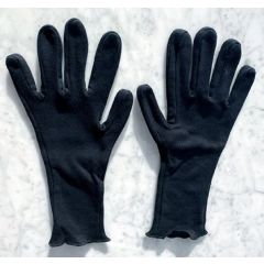 CottonComfort eczeem 100% bio katoen handschoenen extra lang. > CottonComfort handschoenen eczeem 100% bio katoen (per 2 paar) maat Large - Zwart