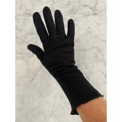 CottonComfort eczeem 100% bio katoen handschoenen extra lang. > Cotton Comfort eczeem handschoenen voor kinderen Zwart (2 paar)