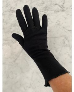 Cotton Comfort eczeem handschoenen voor kinderen Zwart (2 paar)