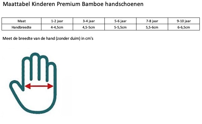 Uitstroom waarde Uitgang sanamedi premium bamboe kinder handschoenen maat 7-8 jaar kleur ecru |  AllergieShop